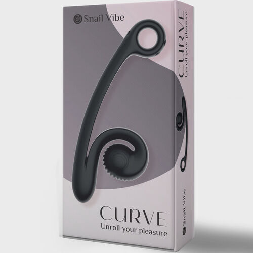 SNAIL VIBE CURVE VIBRADOR NEGRO