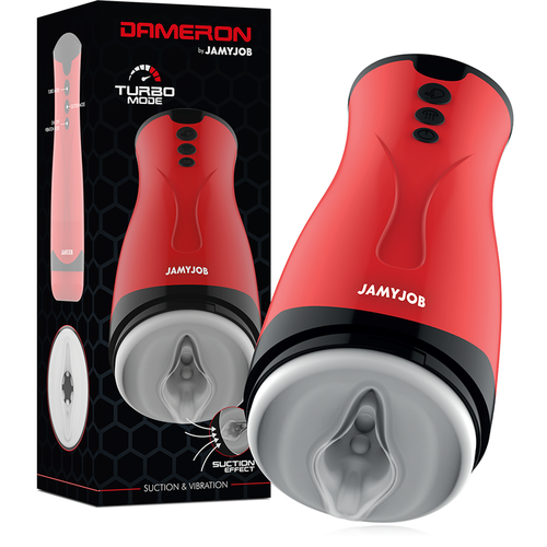 JAMYJOB - DAMERON MASTURBADOR CON SUCCIÓN Y VIBRACIÓN