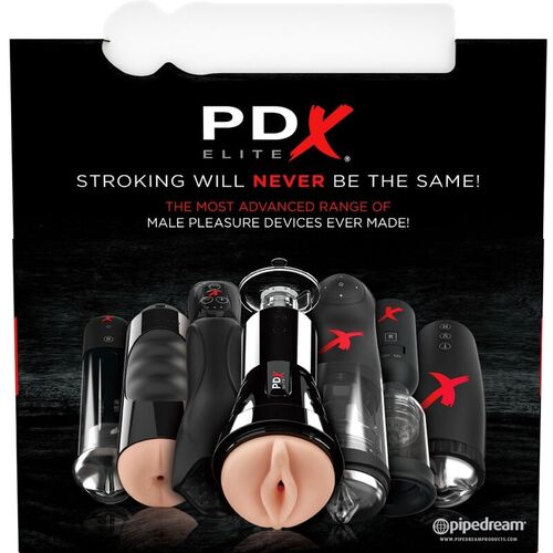 PDX ELITE - SET MASTURBADOR STROKER 12 UNIDADES; 6X VAGINA, 3X ANO, 3X BOCA