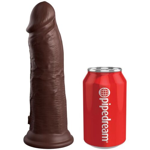 KING COCK ELITE - DILDO REALISTICO SILICONA 20.3 CM MARRON