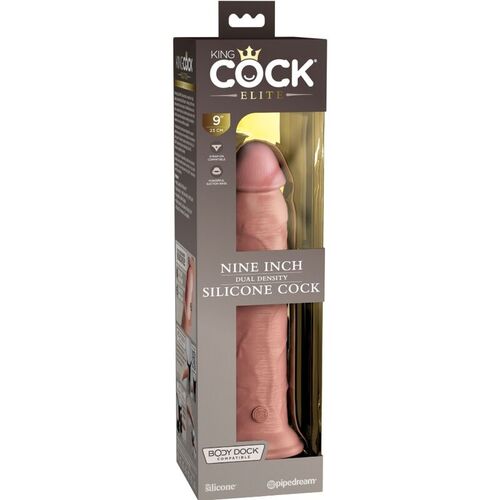 KING COCK ELITE - DILDO REALISTICO SILICONA 23 CM