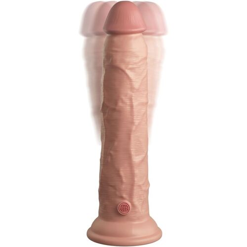 KING COCK ELITE - DILDO REALISTICO VIBRADOR & SILICONA CONTROL REMOTO 23 CM