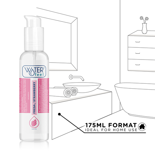 WATERFEEL LUBRICANTE BASE AGUA FRESA 175 ML - ES EN IT NL FR DE