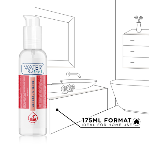 WATERFEEL LUBRICANTE CEREZA 175 ML - ES EN IT NL FR DE