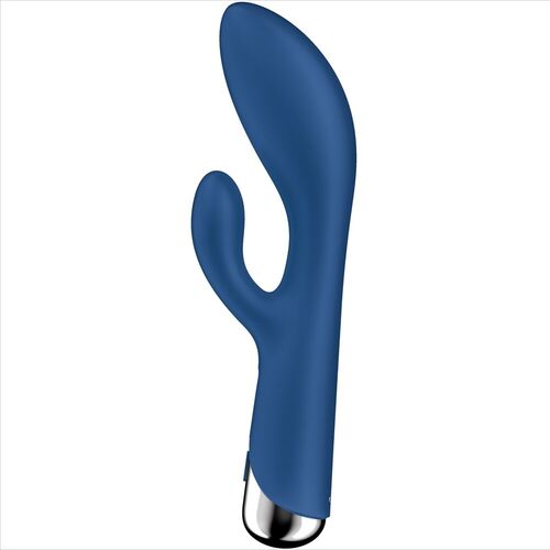 SATISFYER - SPINNING RABBIT 1 ESTIMULACION CLITORIS Y PUNTO G AZUL