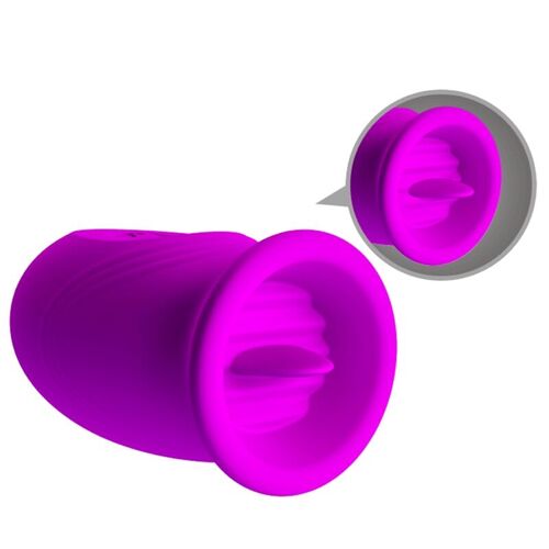 PRETTY LOVE - DAISY HUEVO DUAL VIBRADOR RECARGABLE MORADO