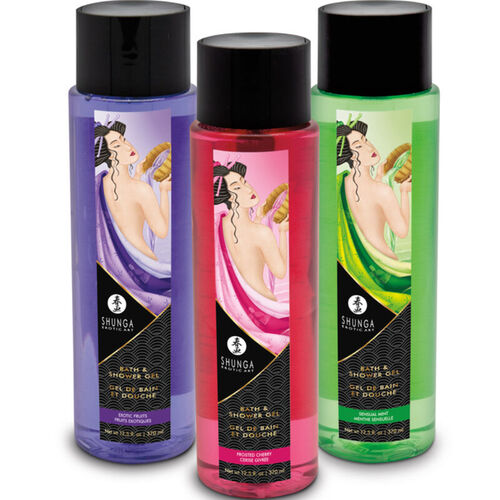 SHUNGA - GEL DE BAO & DUCHA MENTA 370 ML