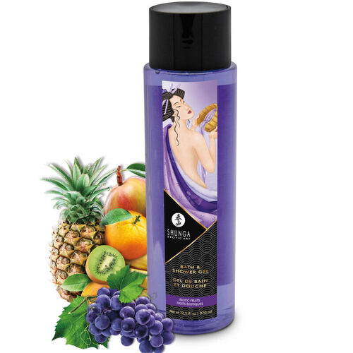 SHUNGA - GEL DE BAO & DUCHA FRUTAS EXOTICAS 370 ML