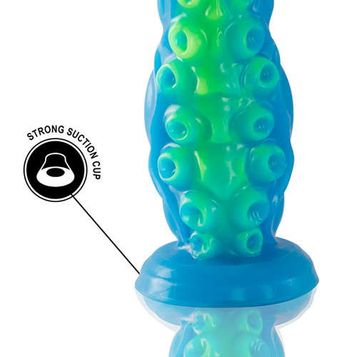 EPIC - SCYLLA DILDO TENTÁCULO FINO FLUORESCENTE TAMAÑO PEQUEÑO