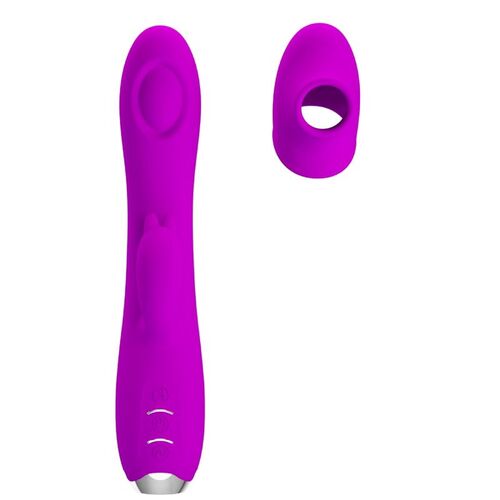 PRETTY LOVE - REGINA VIBRADOR-SUCCIONADOR RECARGABLE MORADO