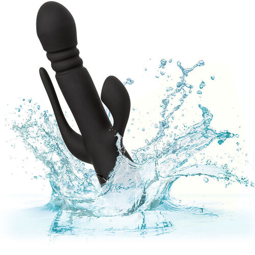 CALEXOTICS - VIBRADOR TRIPLE EUPHORIA NEGRO