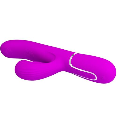 PRETTY LOVE - PERLITA VIBRADOR PUNTO G 3 EN 1 MULTIFUNCIÓN VIOETA