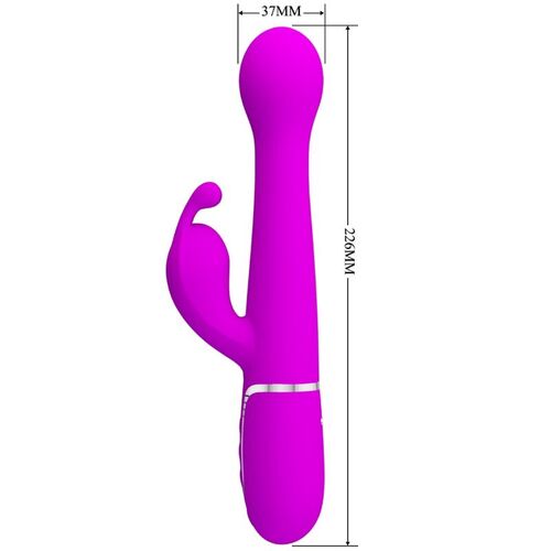 PRETTY LOVE - DEJON VIBRADOR RABBIT 3 EN 1 MULTIFUNCIN VIOLETA