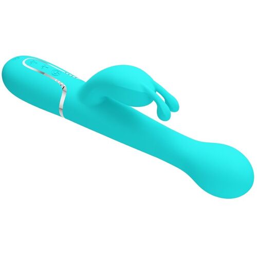 PRETTY LOVE - DEJON VIBRADOR RABBIT 3 EN 1 MULTIFUNCIN VERDE AGUA