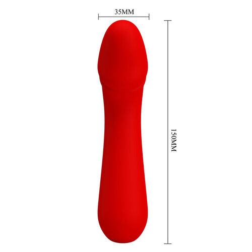 PRETTY LOVE - CETUS VIBRADOR RECARGABLE ROJO