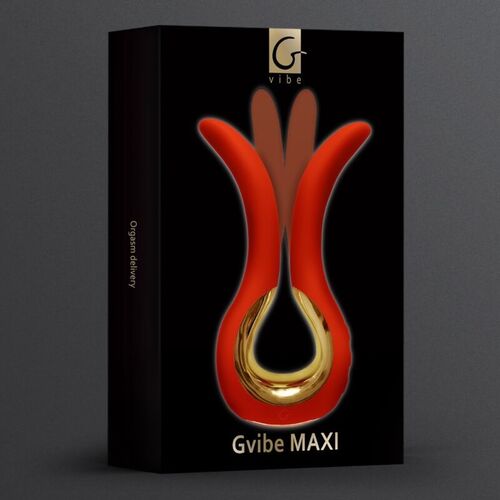 G-VIBE - GVIBE MAXI VIBRADOR CON DOS PUNTAS FLEXIBLES CORAL