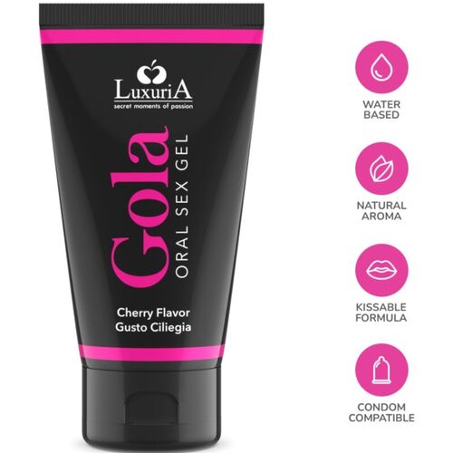 LUXURIA GOLA GEL ORAL CEREZA 50 ML