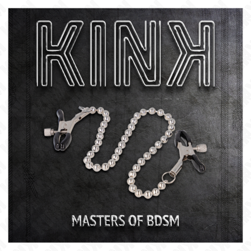 KINK - PINZAS PARA PEZONES CON CADENA DE BOLAS 30 CM