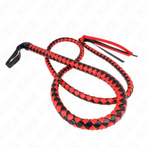 KINK - LÁTIGO DE SERPIENTE LARGO ROJO 210 CM