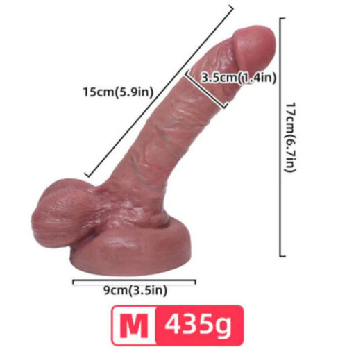 ARMONY - DILDO REALISTICO SILICONA LIQUIDA 15 CM