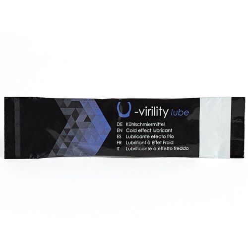 500 COSMETICS - U-VIRILITY LUBE LUBRICANTE EFECTO FRIO 10 X 5 ML