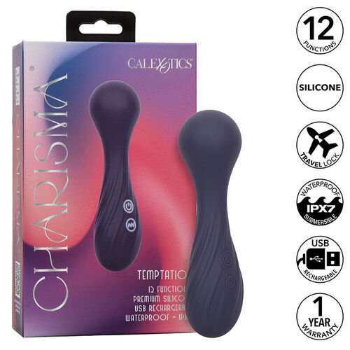 CALEXOTICS - CHARISMA TEMPTATION MASAJEADOR 12 FUNCIONES MORADO