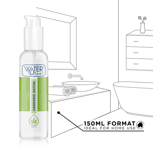 WATERFEEL - LUBRICANTE CANNABIS 150 ML (CADUCIDAD PRÓXIMA 31/01/25)