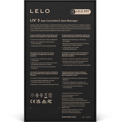 LELO -  LIV™ 3 ESTIMULADOR PUNTO G ROSA