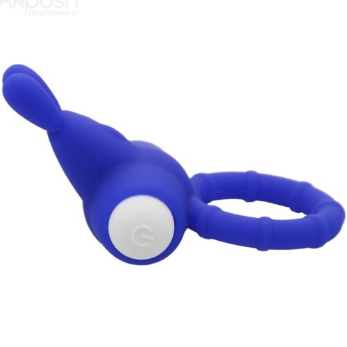 ARMONY - MS BUNNY ANILLO VIBRADOR SILICONA AZUL