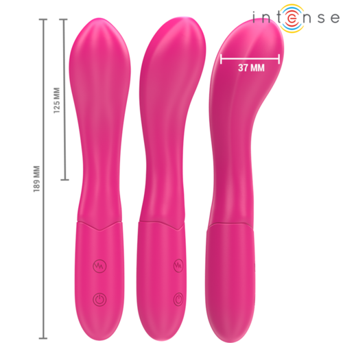 INTENSE - LISETTE VIBRADOR 19 CM FLEXIBLE 10 VIBRACIONES ROSA