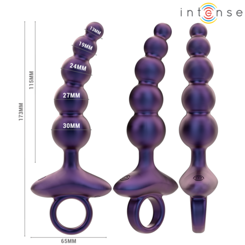 INTENSE - TITO PLUG ANAL VIBRADOR MODELO 3 CONTROL REMOTO