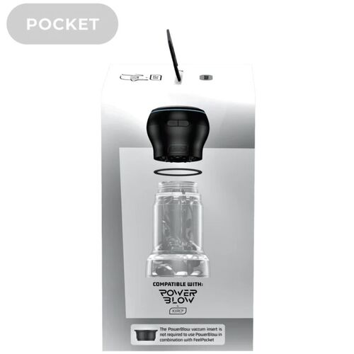 KIIROO - FEEL POCKET STROKER CRYSTAL BY KIIROO TRANSPARENTE