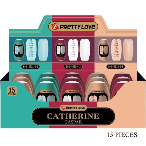 PRETTY LOVE - CASPAR PACK 15 MASTRUBADORES MASCULINOS VARIOS