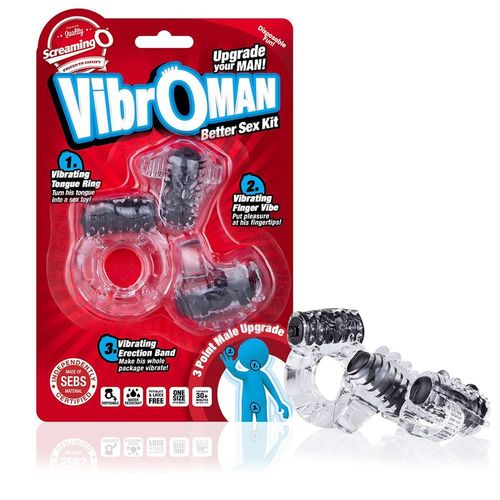 SCREAMING O VIBROMAN KIT 3 PCS