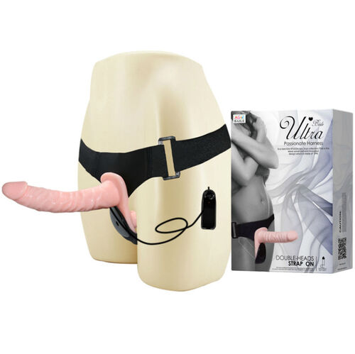 STRAP-ON CON DILDO DOBLE COLOR NATURAL