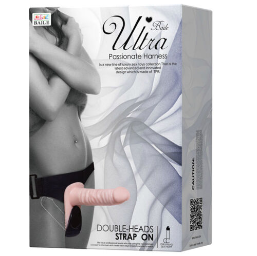 STRAP-ON CON DILDO DOBLE COLOR NATURAL