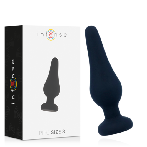 INTENSE ANAL PLUG PIPO S SILICONE NEGRO 10CM