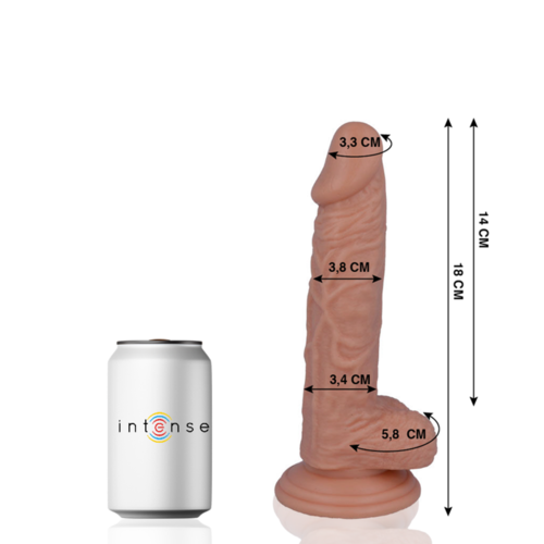 MR INTENSE 11 PENE REALISTICO 18 -O- 3.8CM