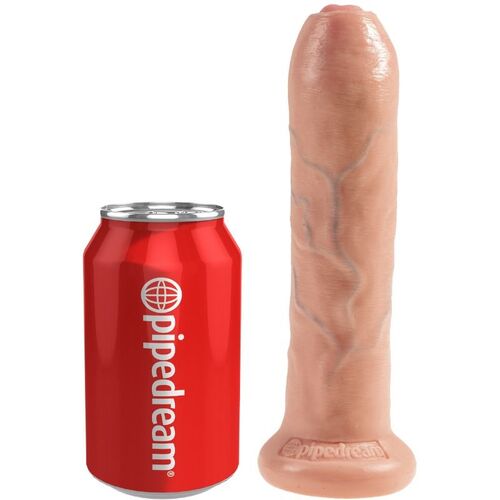 KING COCK DILDO REALISTICO UNCUT NATURAL 19 CM