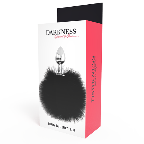 DARKNESS EXTRA BUTTPLUG ANAL CON COLA NEGRO 7CM