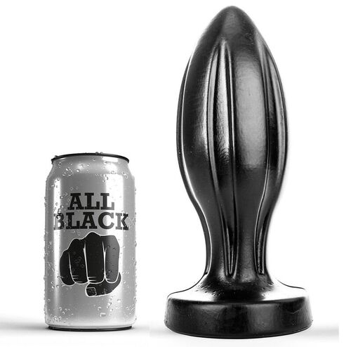 ALL BLACK ANAL PLUG  21CM