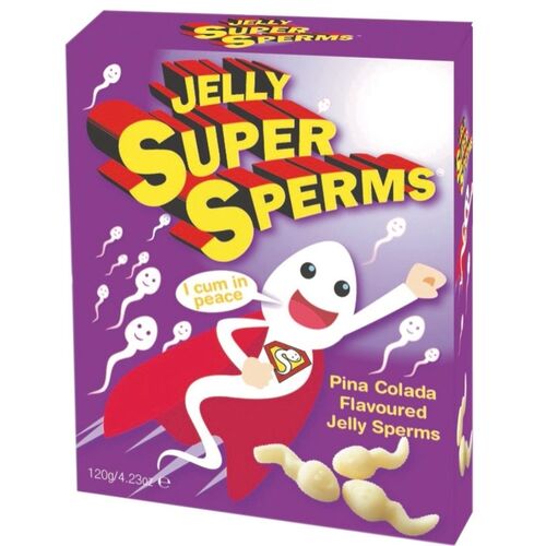 SPENCER&FLETWOOD JELLY SUPER SPERM GOMINOLAS FORMA ESPERMA 120 GR