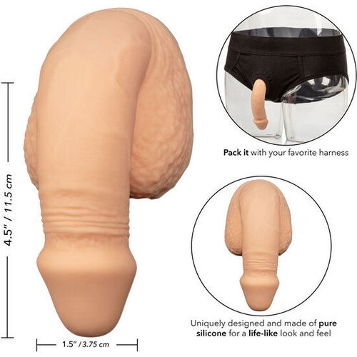 PACKING PENIS  PENE DE SILICONA 12.75CM NATURAL