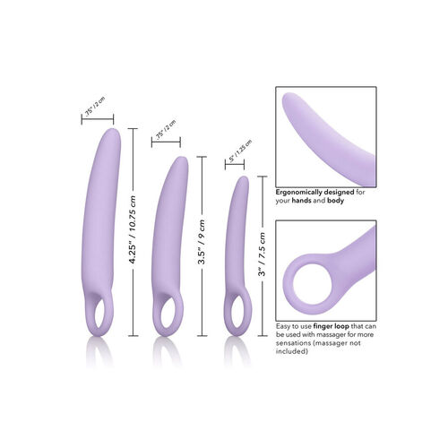 DR LAURA BERMAN ALENA SET DE 3 DILATADOR VAGINAL SILICONA