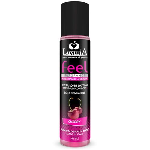 LUXURIA FEEL LUBRICANTE BASE AGUA CEREZA 60 ML