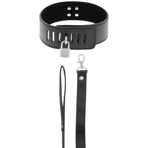 DARK NESS COLLAR BDSM CON CANDADO NEGRO