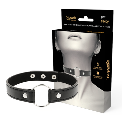 COQUETTE COLLAR CUERO VEGANO ACCESORIO WOMAN