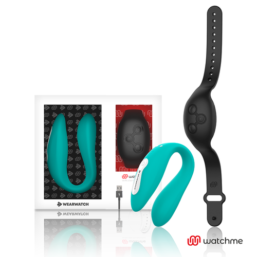 WEARWATCH VIBRADOR DUAL TECHNOLOGY WATCHME AGUAMARINA / AZABACHE