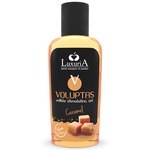 LUXURIA VOLUPTAS GEL ESTIMULANTE COMESTIBLE EFECTO CALOR - CARAMELO 100 ML