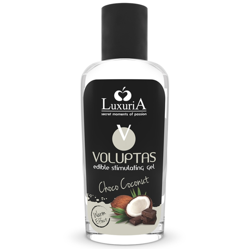 LUXURIA VOLUPTAS GEL ESTIMULANTE COMESTIBLE EFECTO CALOR - COCO Y CREMA 100 ML